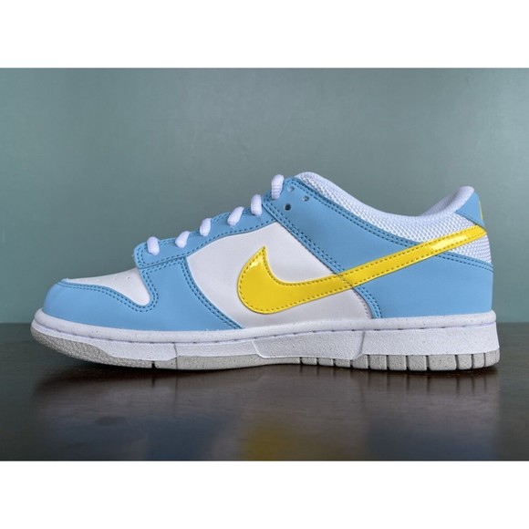 Nike Dunk Low GS "Homer Simpson" Size 6.5Y/Women's Size 8 DX3382-400 - Picture 3 of 12